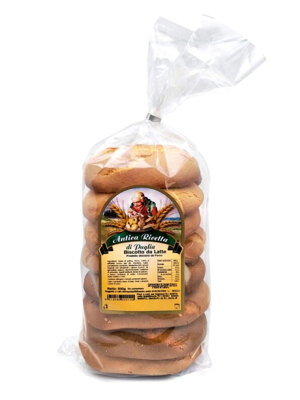 biscotti da latte Pugliese artigianale - antica ricetta di puglia prodotti tipici regionali