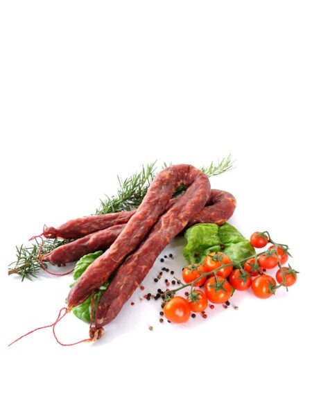 salsiccia stagionata dolce artigianale - antica ricetta di puglia prodotti tipici regionali