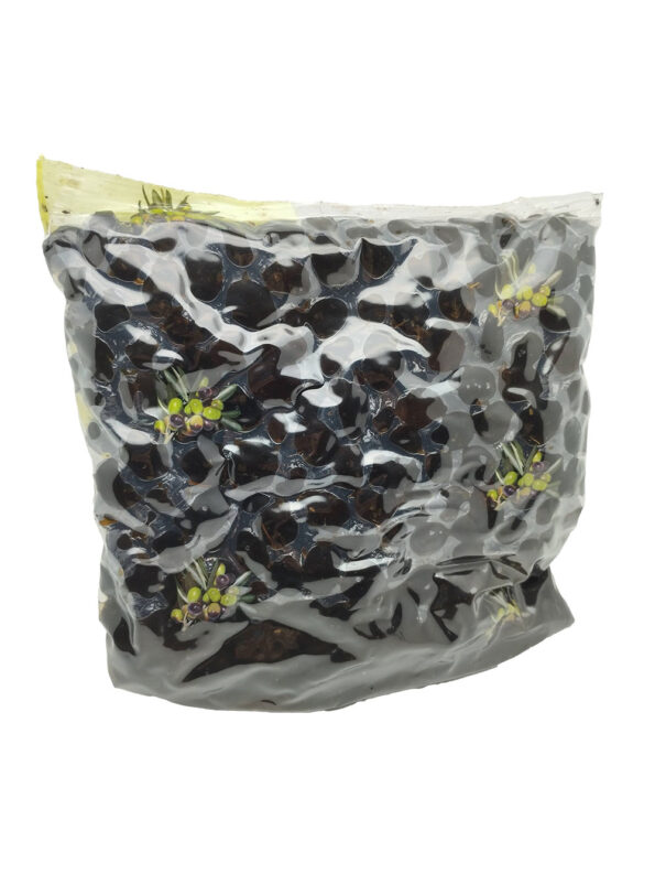 Olive nere al forno aromatizzate dolci - confezione - Antica Ricetta di Puglia, prodotti tipici regionali 100% made in Italy