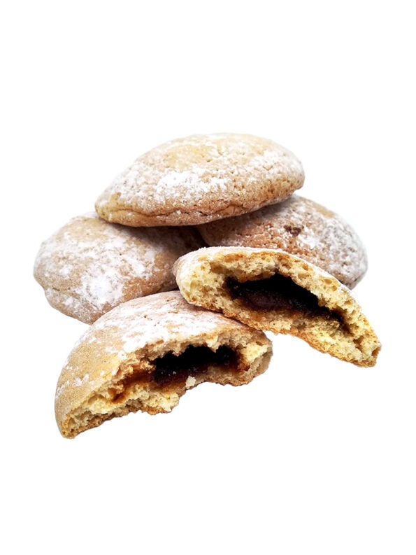 panzerottini biscotti artigianali ripieni ai fichi - antica ricetta di puglia prodotti tipici regionali