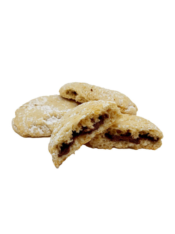 panzerottini biscotti artigianali ripieni al cioccolato - antica ricetta di puglia prodotti tipici regionali