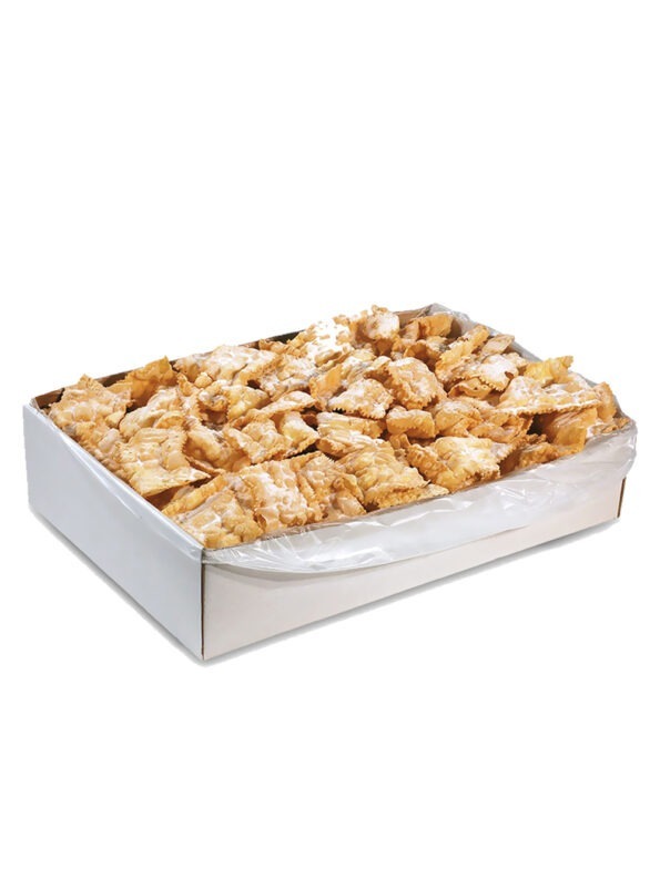 Bugie di Carnevale in foglie con farina di farro in confezione da 1,3 kg - Antica Ricetta di Puglia - prodotti e dolci tipici regionali