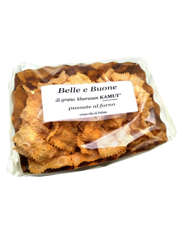 Bugie di Carnevale in foglie con farina di kamut - Antica Ricetta di Puglia - prodotti e dolci tipici regionali