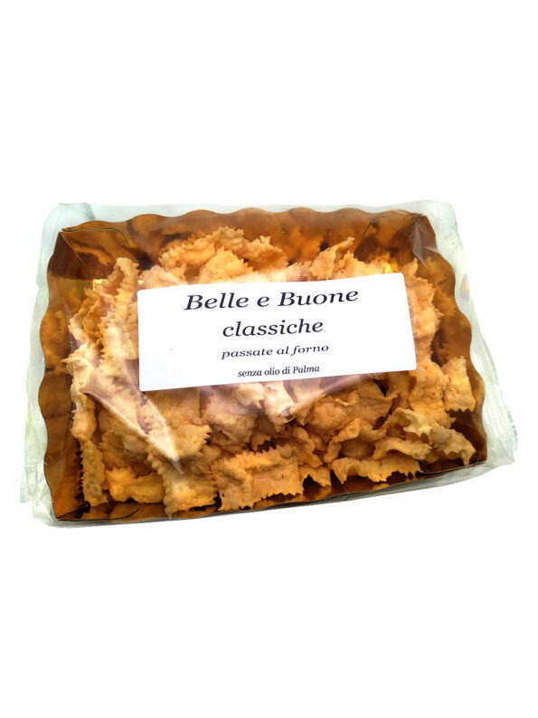 Bugie di Carnevale in foglie classiche - Antica Ricetta di Puglia - prodotti e dolci tipici regionali