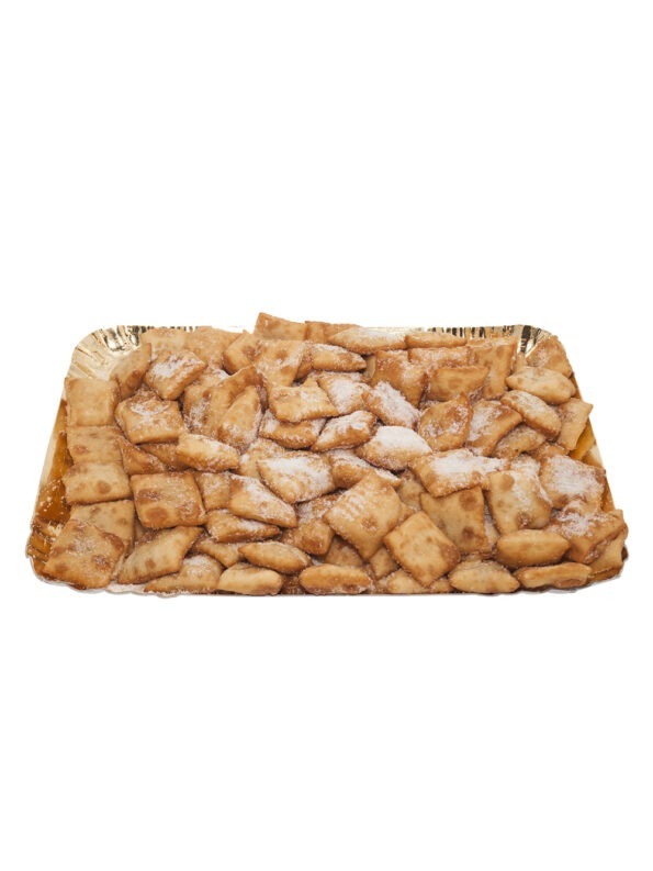 Bugie Ripiene di Carnevale fritte in confezione da 2 kg - Antica Ricetta di Puglia - prodotti e dolci tipici regionali
