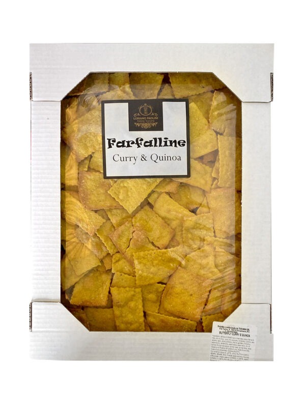 Farfalline Butterfly al Curry e Quinoa 1,3 kg - Antica Ricetta di Puglia - prodotti tipici regionali