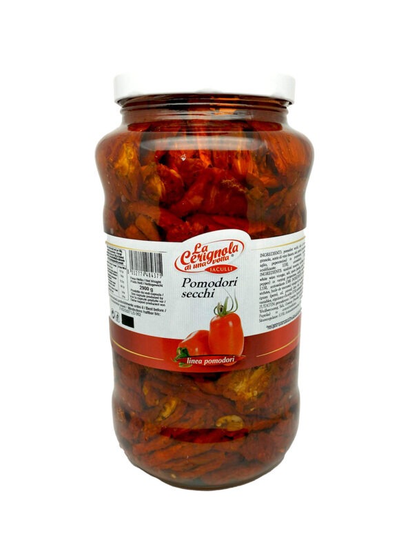 Pomodori secchi sottolio 2900 g - La Cerignola di una Volta - Antica Ricetta di Puglia prodotti tipici regionali
