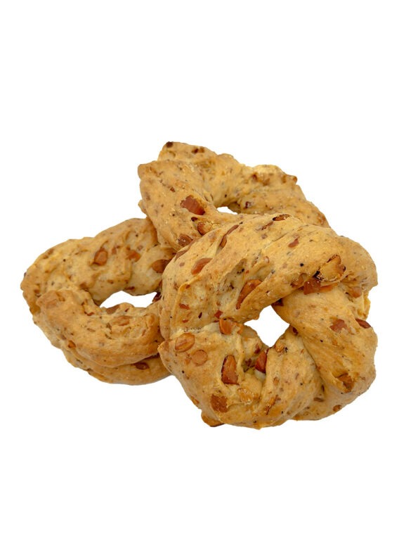 Taralli Napoletani con Sugna e Pepe Supermandorlati - Antica Ricetta di Puglia - prodotti tipici regionali