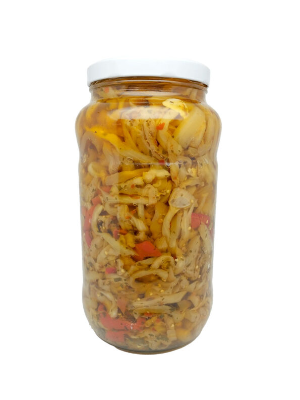 Melanzane a filetti sottolio - vasetto 2900 g - La Cerignola di una Volta - Antica Ricetta di Puglia prodotti tipici regionali